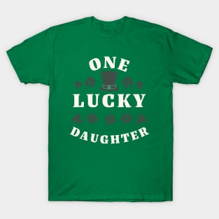 One Lucky Daughter St Patricks Day T-Shirt